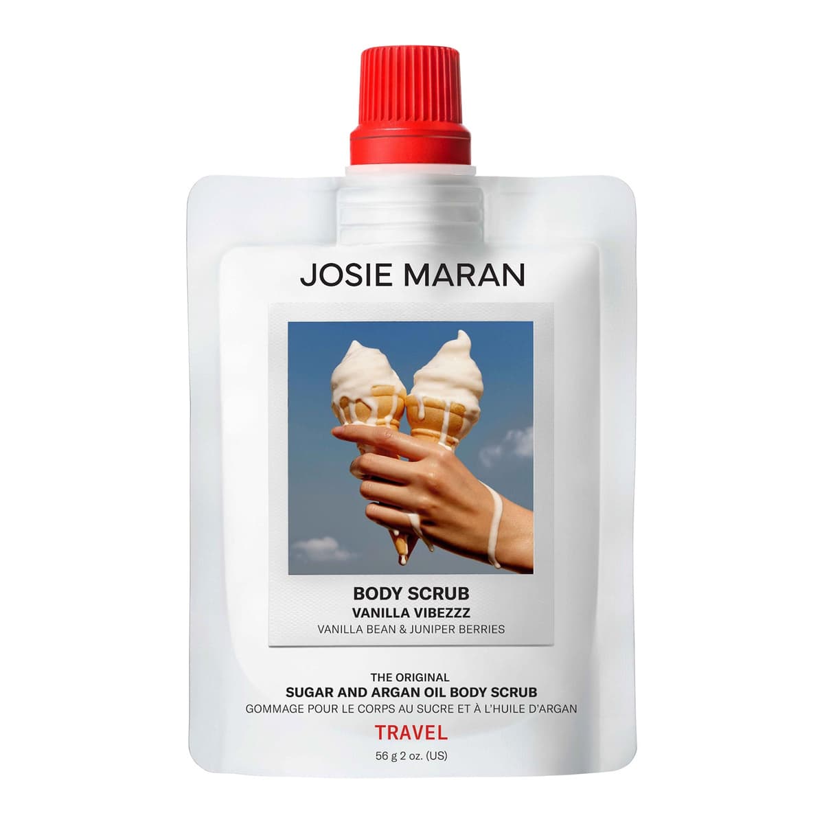 Vanilla Vibezzz - Argan Oil + Sugar Balm Refillable Exfoliating Body Scrub Jar