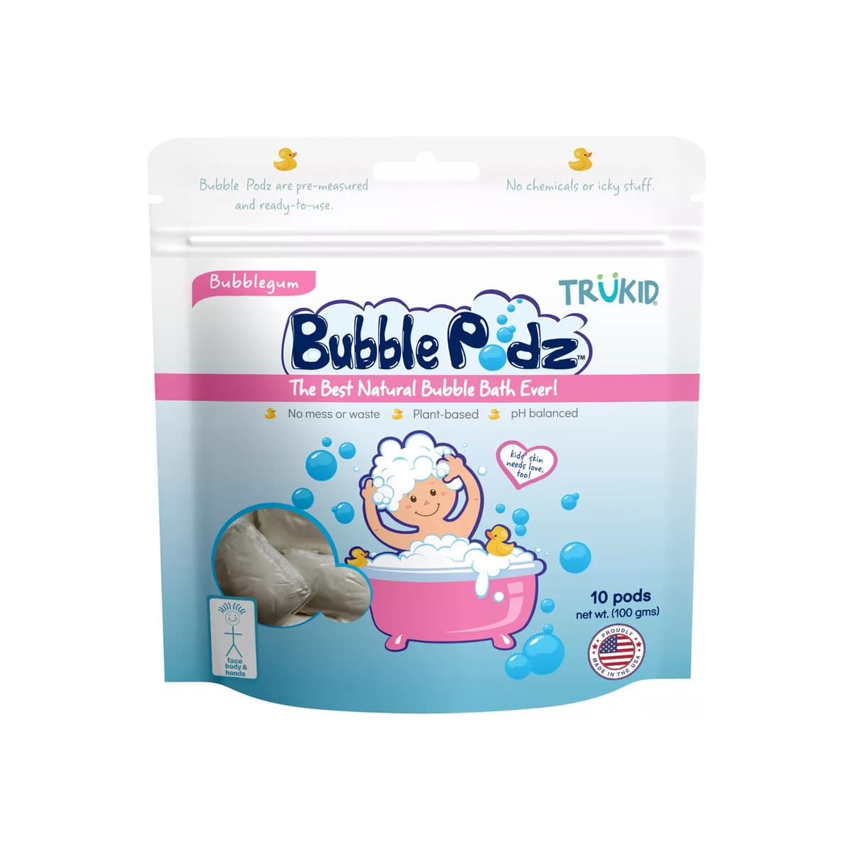 Bubble Podz Bubble Bath Bubblegum (10 Count)