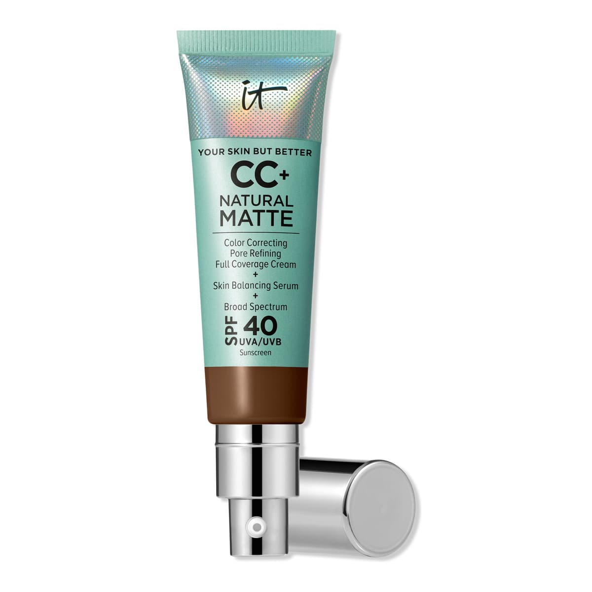 CC+ Cream Natural Matte Foundation with SPF 40, Neutral Deep