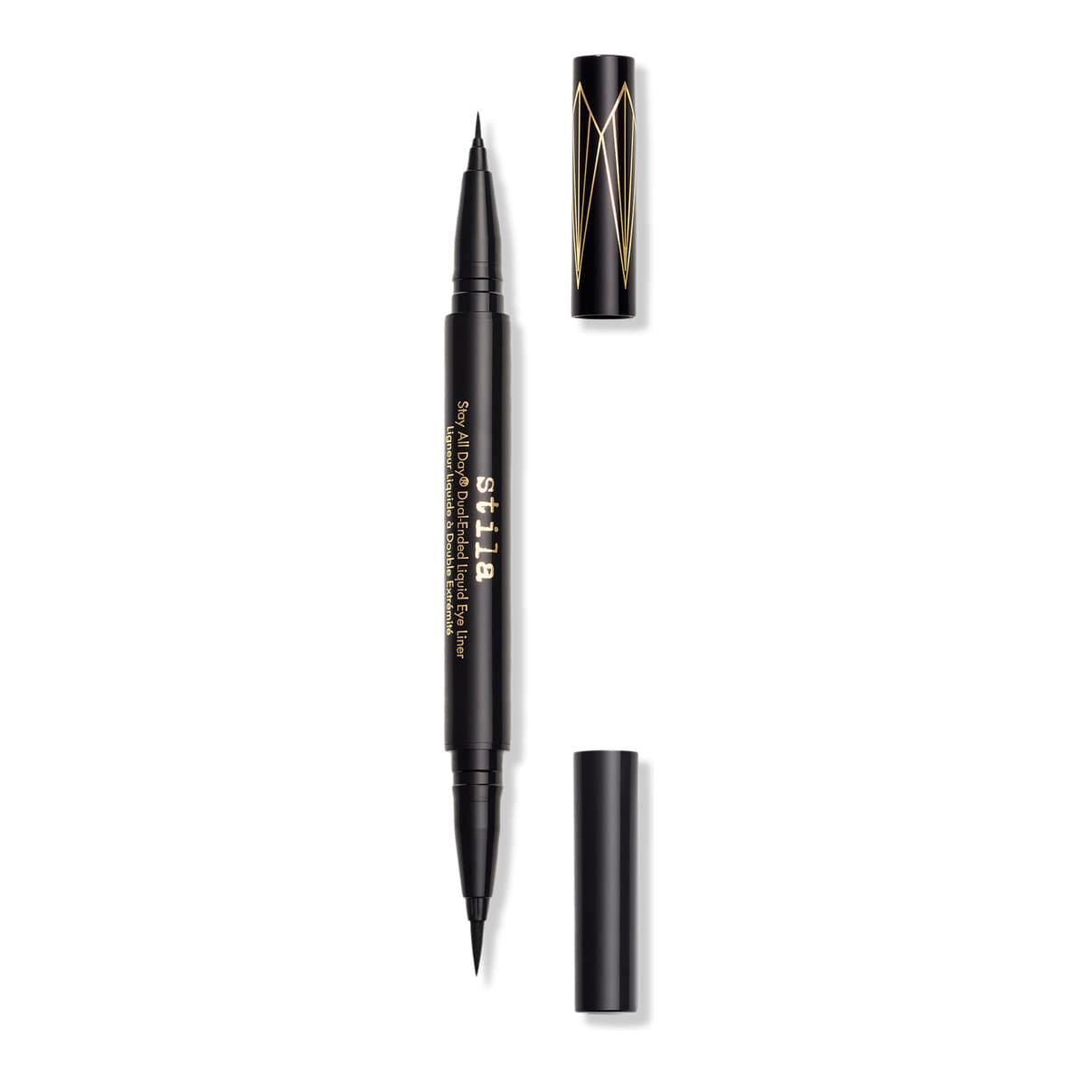 Stay All Day Dual-Ended Waterproof Liquid Eyeliner, Intense Black
