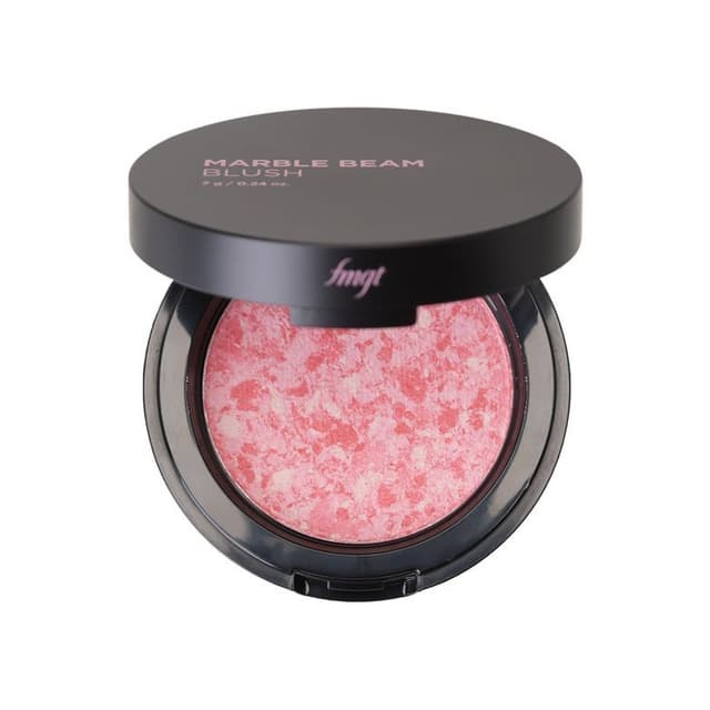 fmgt Marble Beam Blush & Highlighter, #01 Love Pink