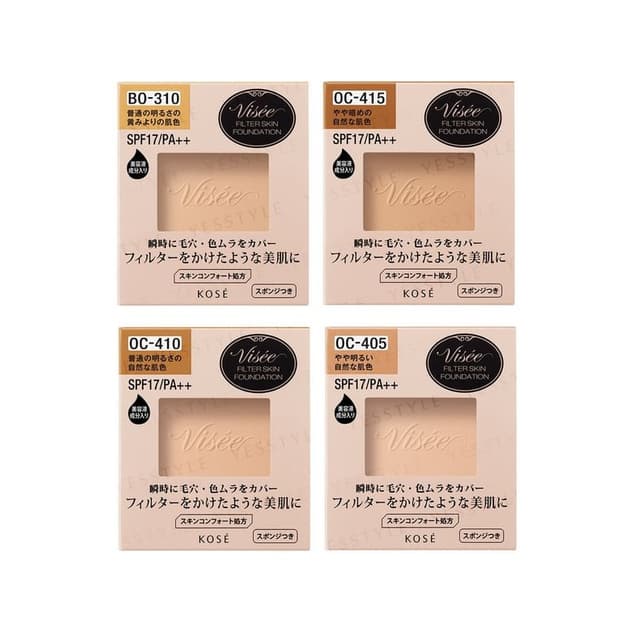Visee Filter Skin Foundation SPF 17 PA++, OC-405