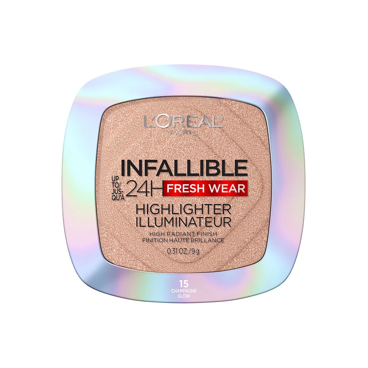 Up To 24Hr Highlighter, Longwear Powder Formula, Champagne Glow