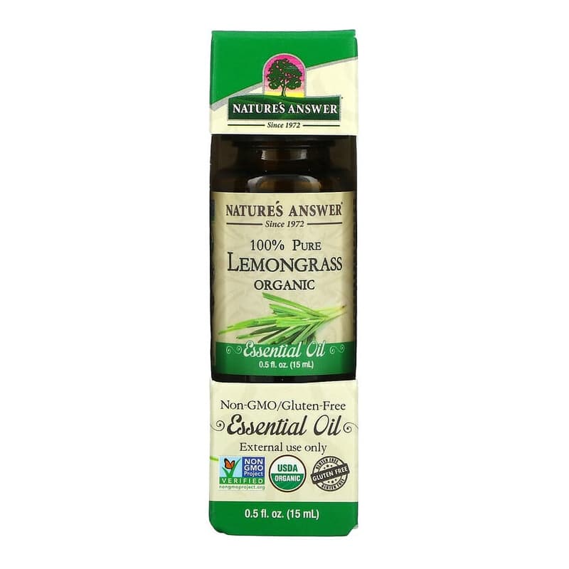 100% Pure Organic Essential Oil, Lemongrass