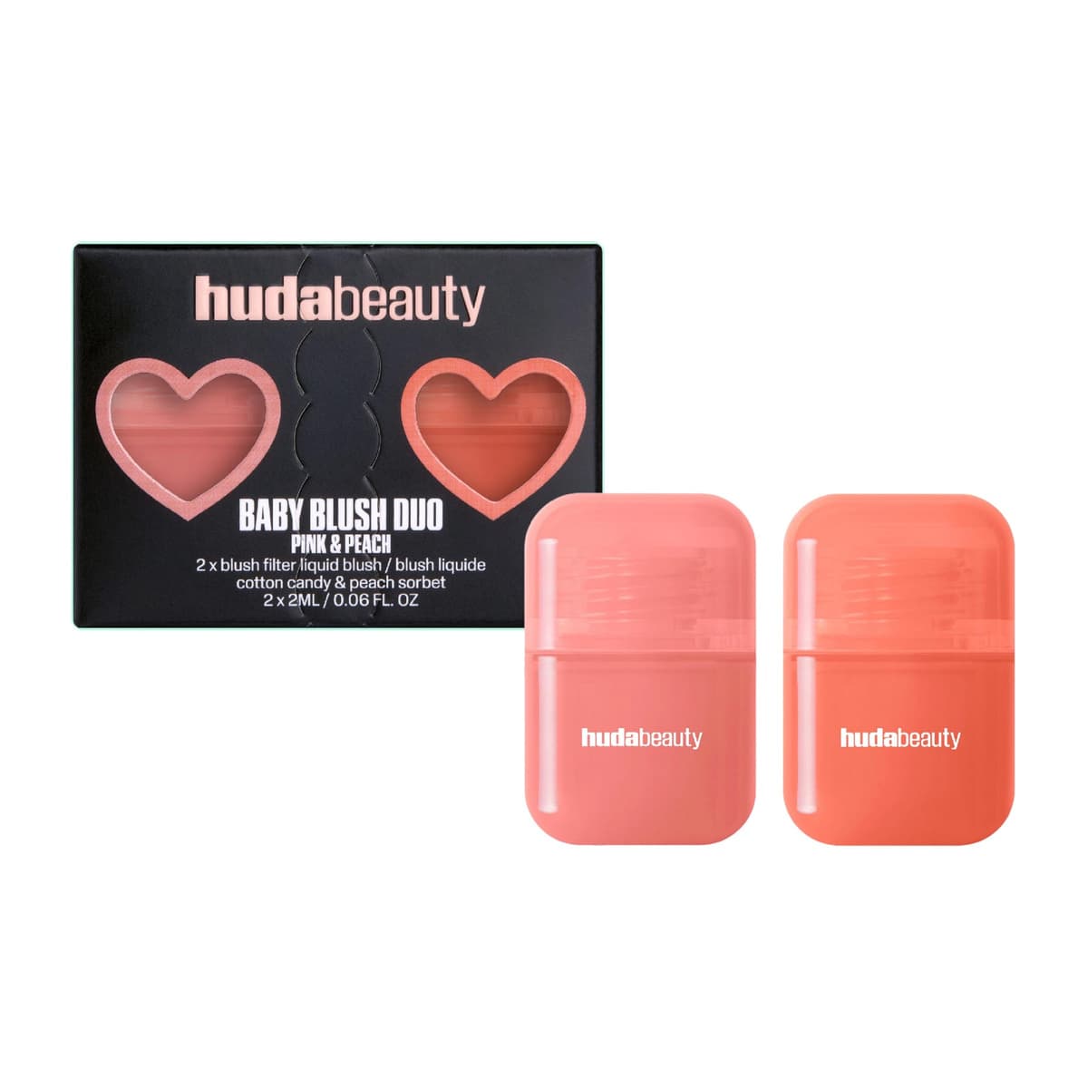 Mini Baby Blush Duo Set, Cotton Candy and Peach Sorbet