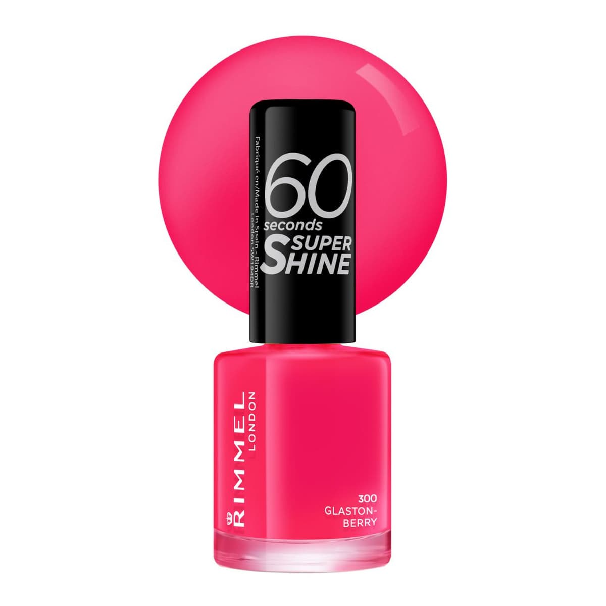 60 Seconds Super Shine Nail Polish - Glaston-Berry