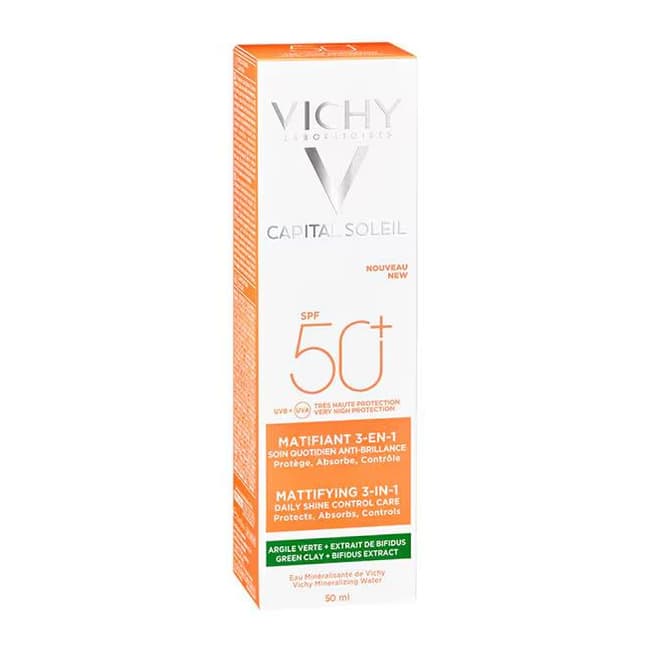 Capital Soleil Mattifying 3-in-1 Face Cream SPF50