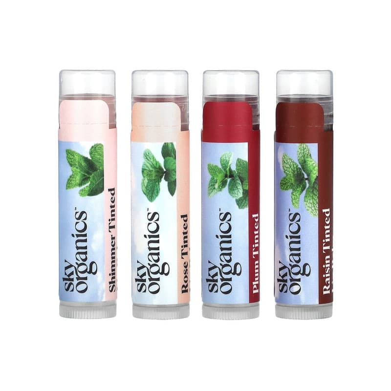 Tinted Lip Balms with Beeswax