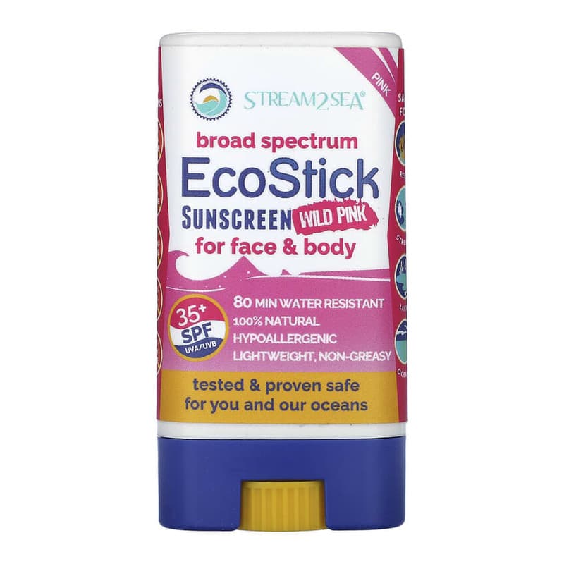 EcoStick Sunscreen Wild Pink, SPF 35+