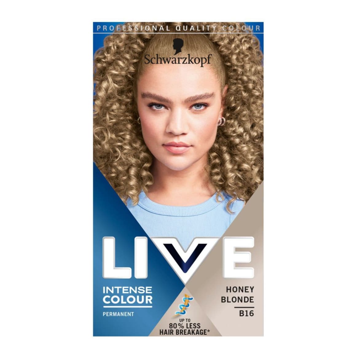 LIVE B16Honey Blonde Permanent Dark Blonde Hair Dye