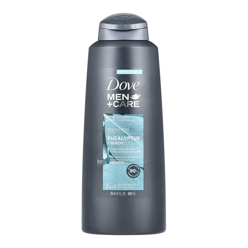 Men+Care, 2 In 1 Shampoo + Conditioner, Revitalizing, Eucalyptus + Birch