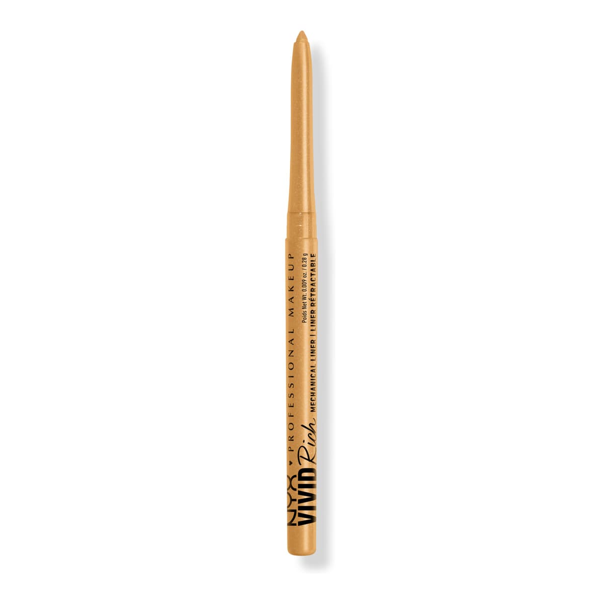 Retractable Vivid Rich Mechanical Eyeliner Pencil, Amber Stunner