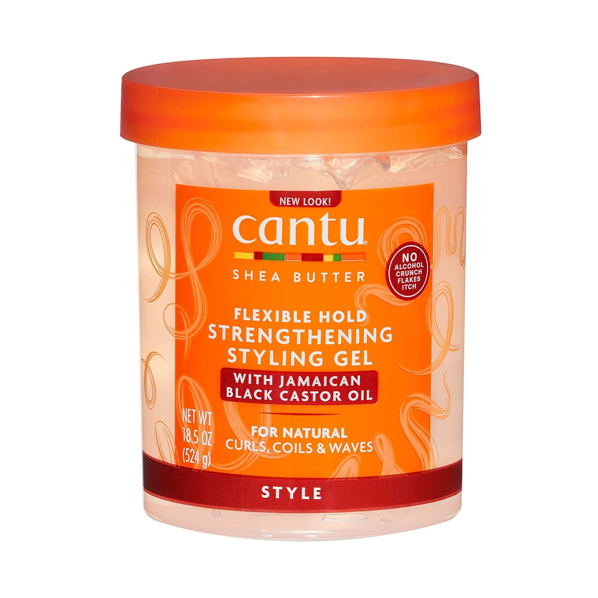 Shea Butter Flexible Hold Strengthening Styling Gel with Jamaican Black Castor Oil