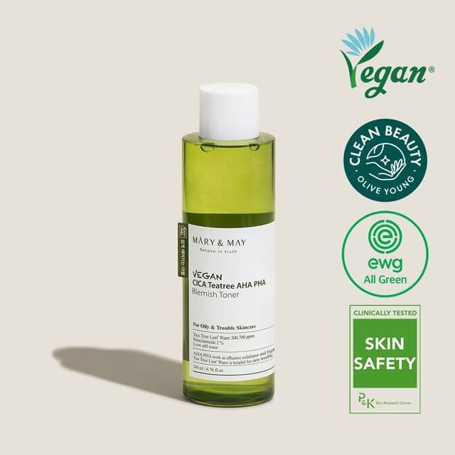 Vegan Cica Teatree AHA PHA Blemish Toner