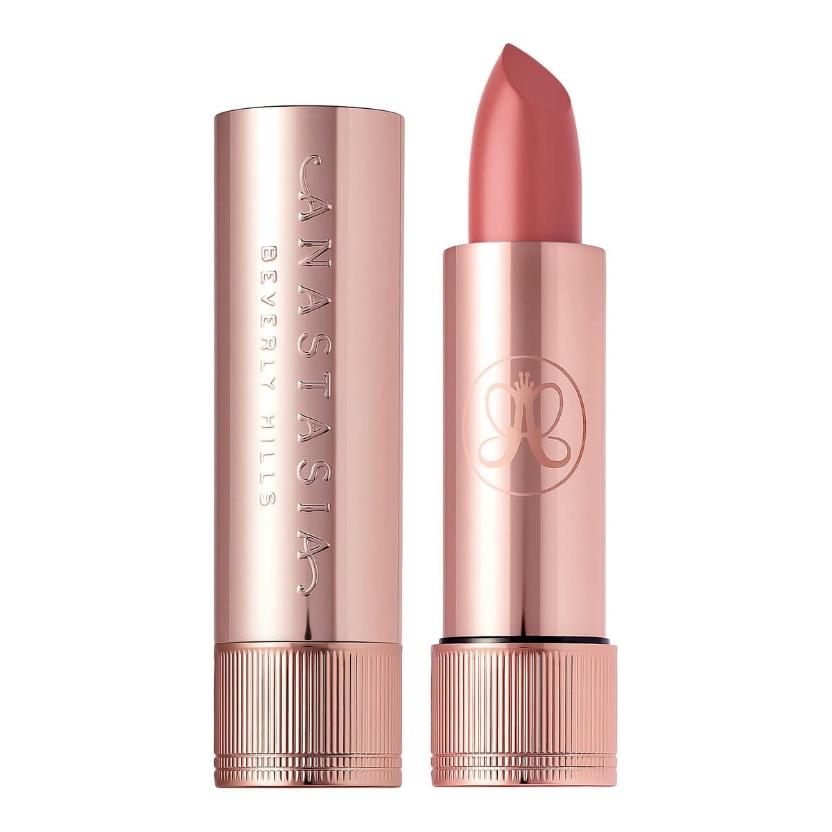 Long-Wearing Matte & Satin Velvet Lipstick, Dusty Rose