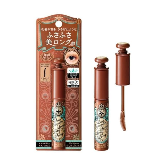 Majolica Majorca Lash Expander Long Long Long EX Mascara, OR505 Vintage Orange
