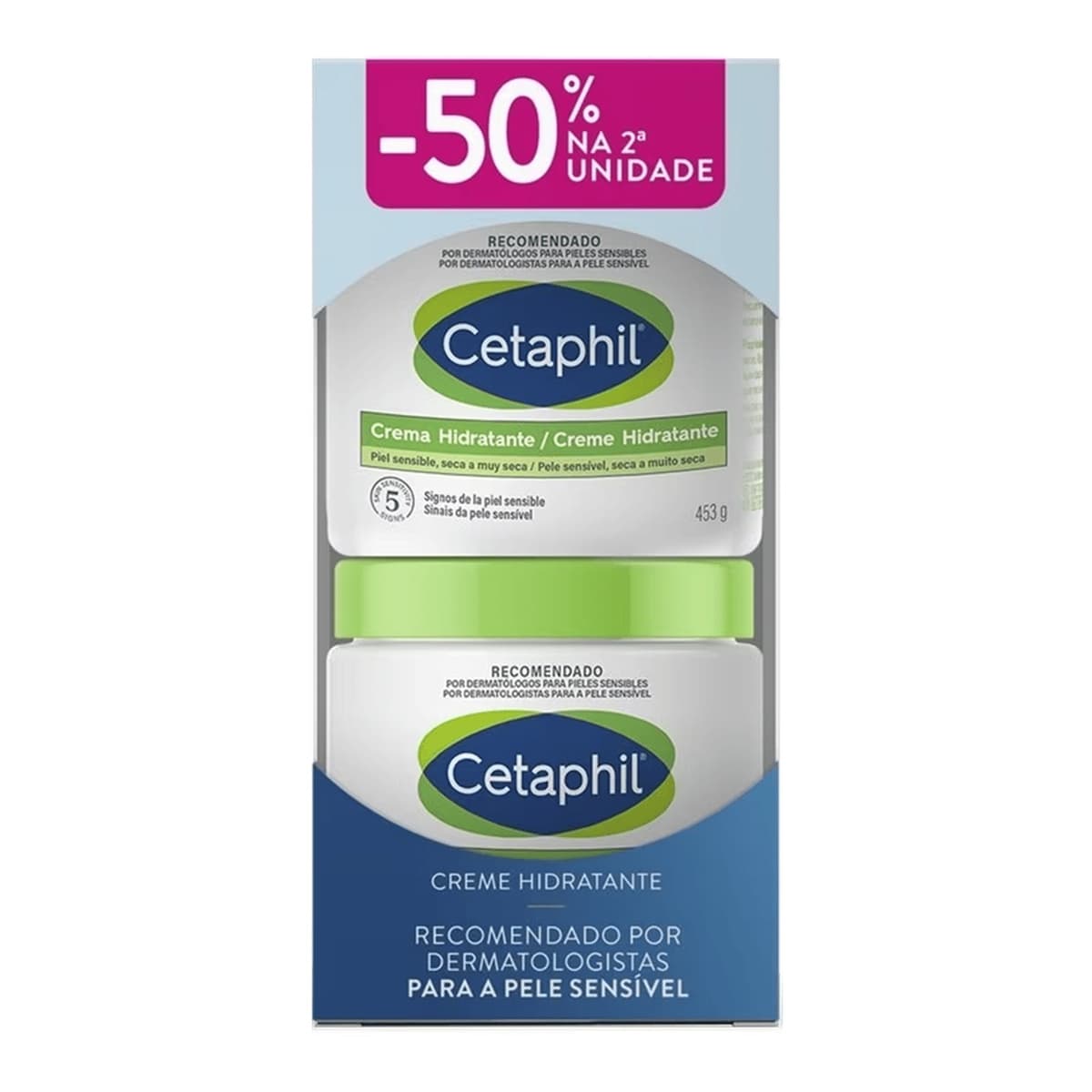 Moisturizing Cream Dry & Sensitive Skin Fragrance-Free x2