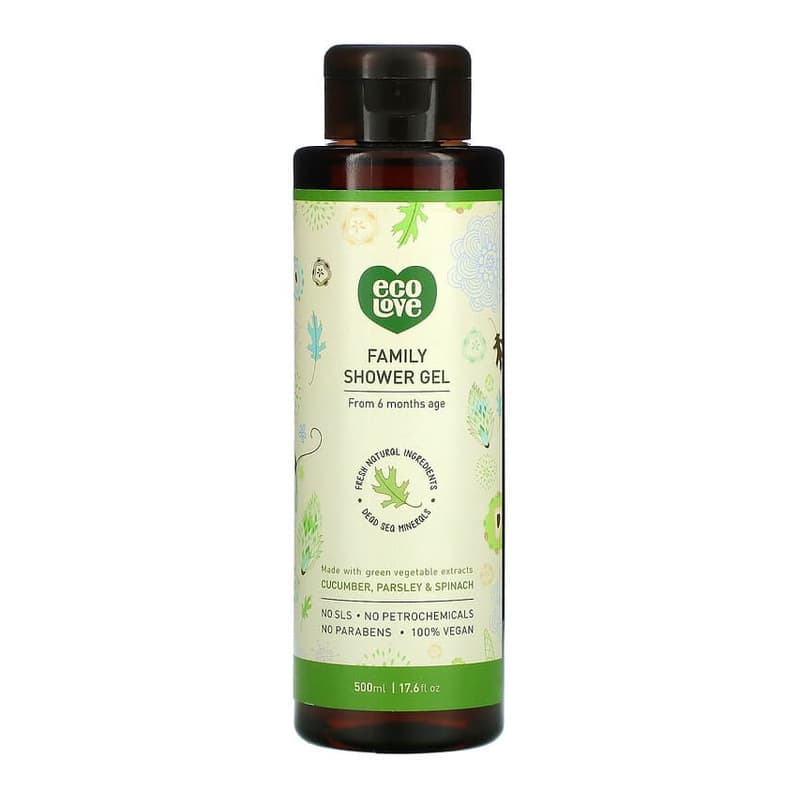 Family Shower Gel, Cucumber, Parsley & Spinach