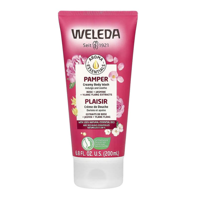 Pamper, Creamy Body Wash, Rose + Jasmine + Ylang Ylang Extracts