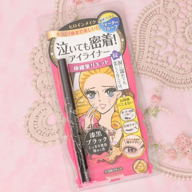 Kiss Me Heroine Make Smooth Liquid Eyeliner, #01 Black