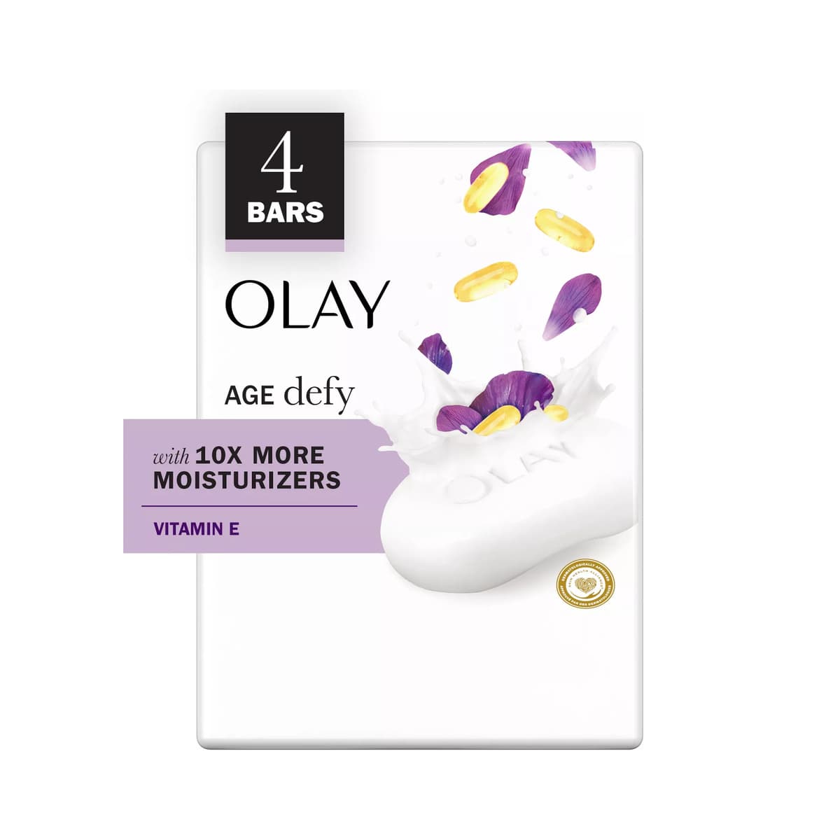 Moisture Outlast Age Defying Beauty Bar with Vitamin B3 Complex, 4 count