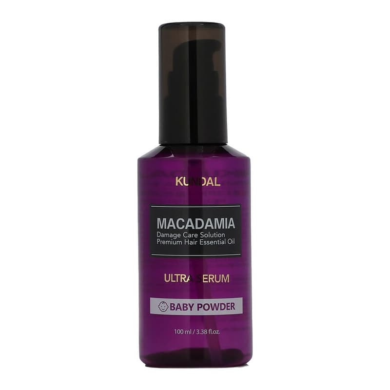 Macadamia, Ultra Hair Serum, Baby Powder