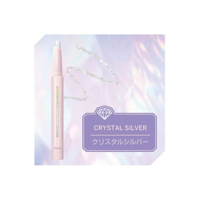 Diamond Crush Stick Eye Shadow, #01 Crystal Silver