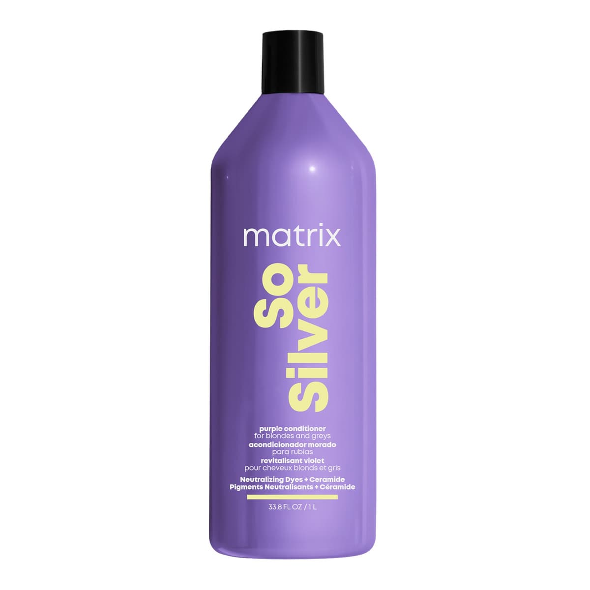 So Silver Purple Toning Pigmented Conditioner For Blonde, Grey + Silver Hair