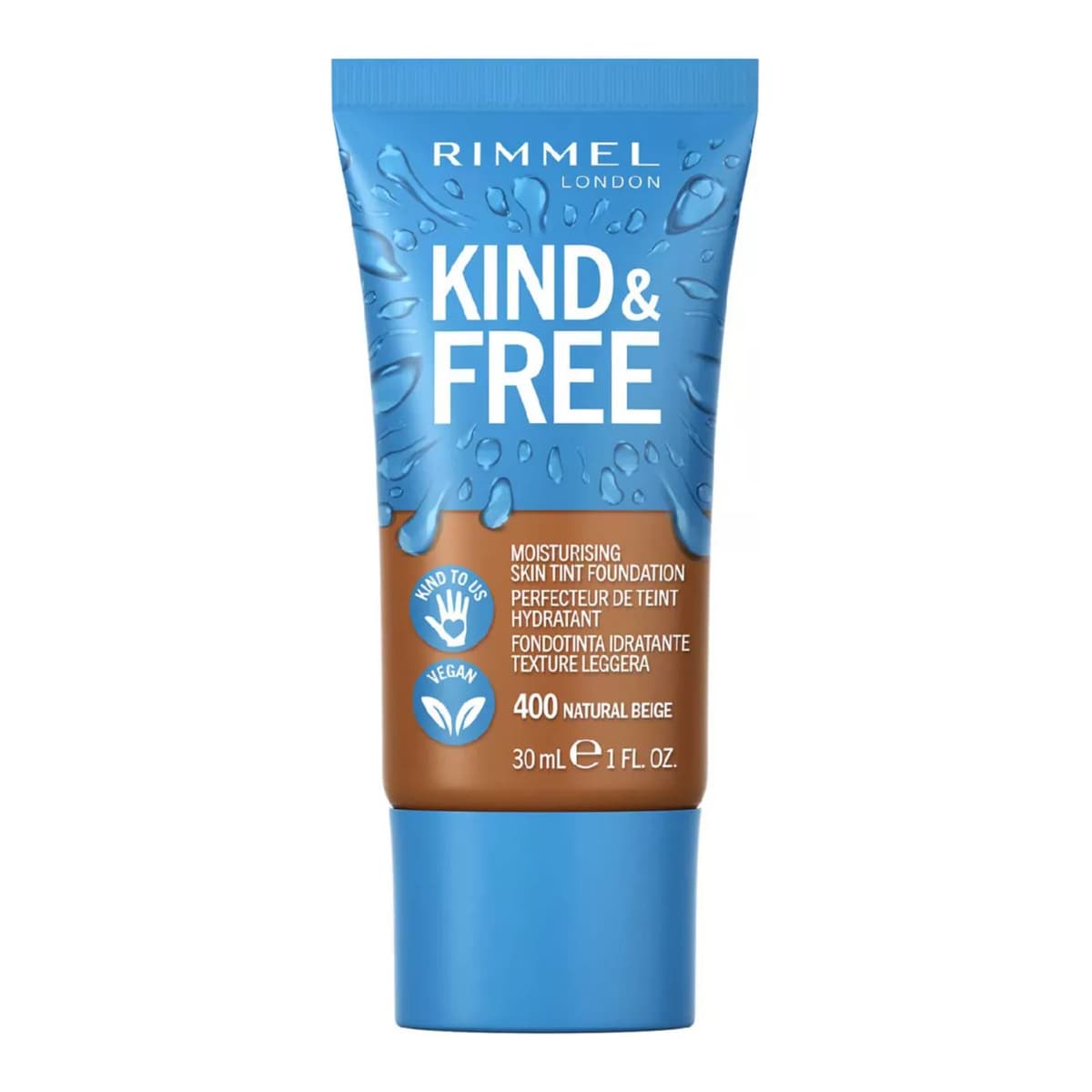 London Kind & Free Moisturizing Skin Tint Foundation, Natural Beige