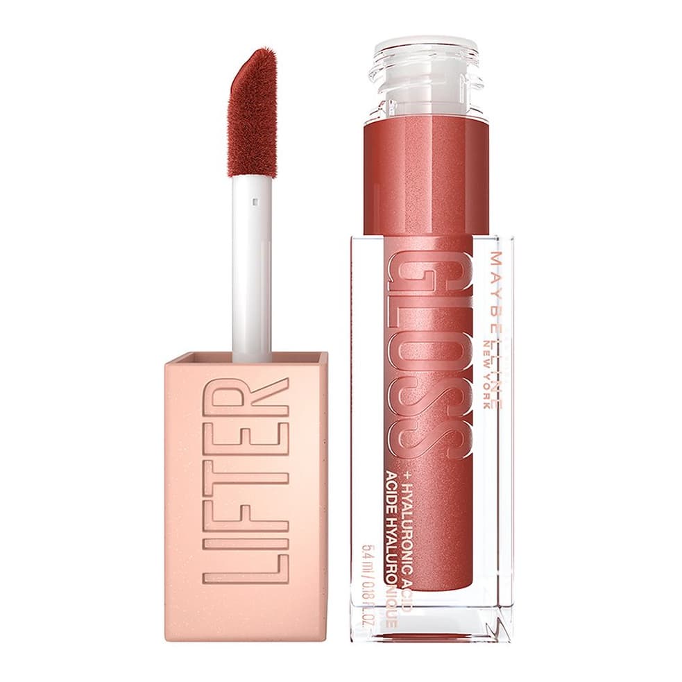 Lip Gloss Makeup With Hyaluronic Acid, Bronzed, Rust
