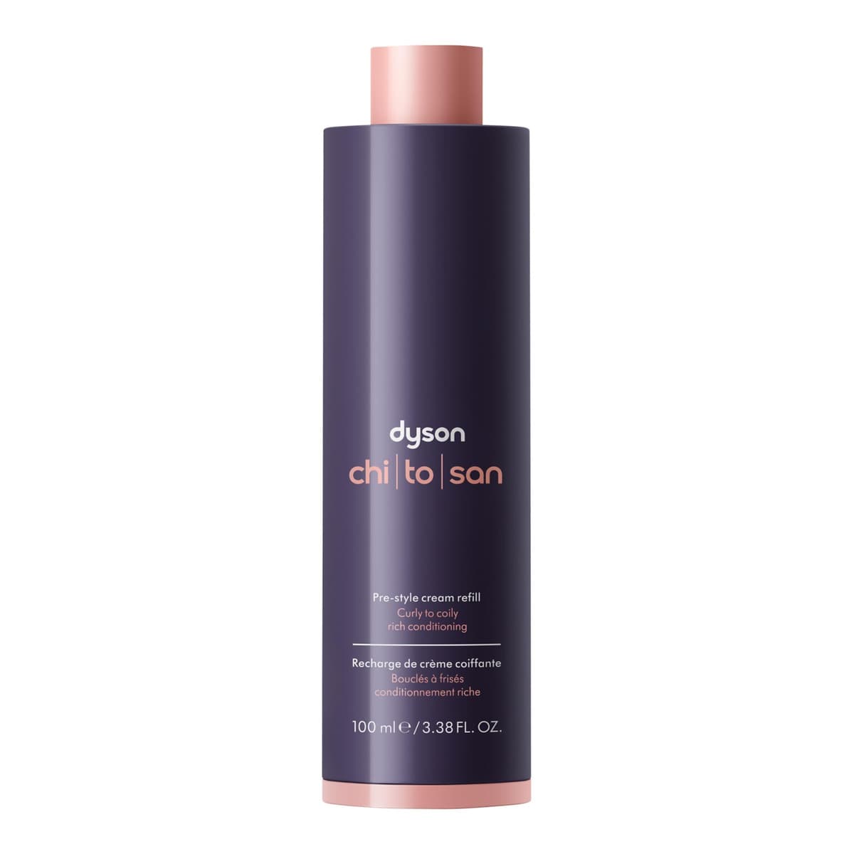 Chitosan Pre-Styling Hair Cream for Flexible Hold, Curly to Coily Hair, Rich Conditioning Refill