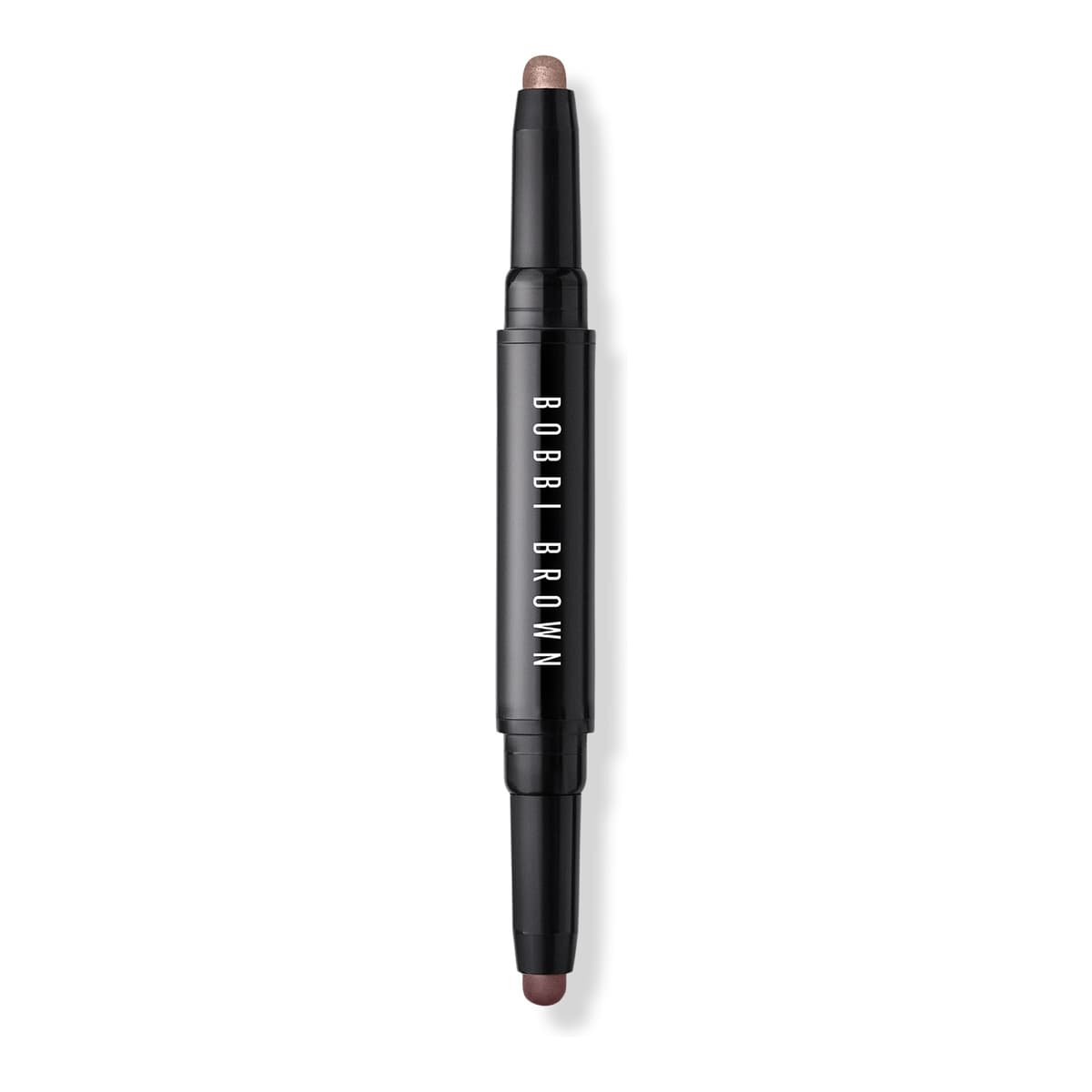 Dual-Ended Long-Wear Waterproof Cream Eyeshadow Stick, Pink Steel / Bark