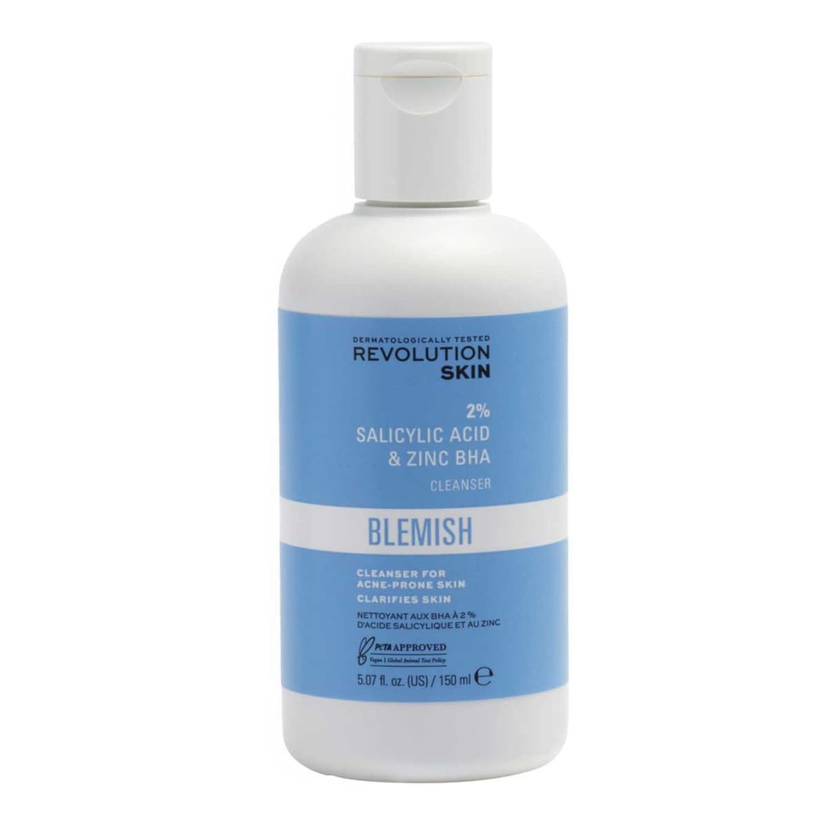 Skincare 2% Salicylic Acid & Zinc BHA Anti Blemish Cleanser