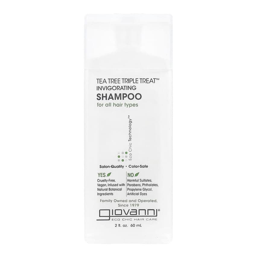 Tea Tree Triple Treat™, Invigorating Shampoo, For All Hair Types