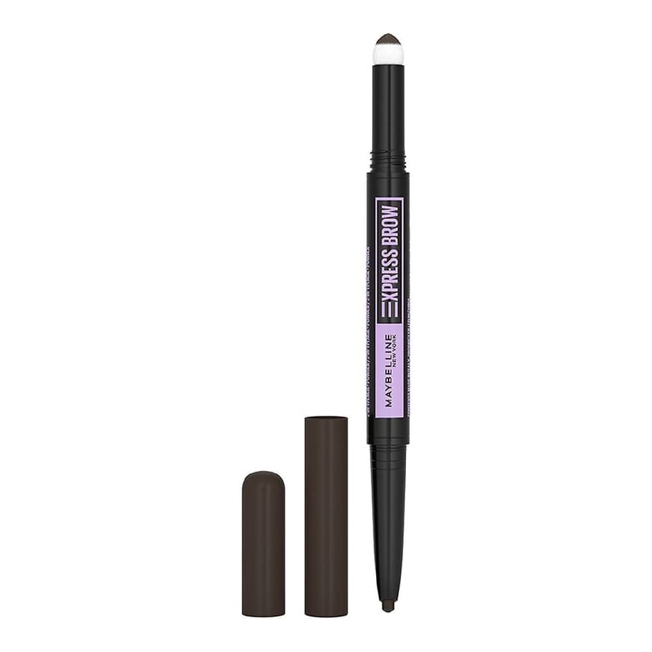 2-In-1 Pencil and Powder, Eyebrow Makeup, Black Brown