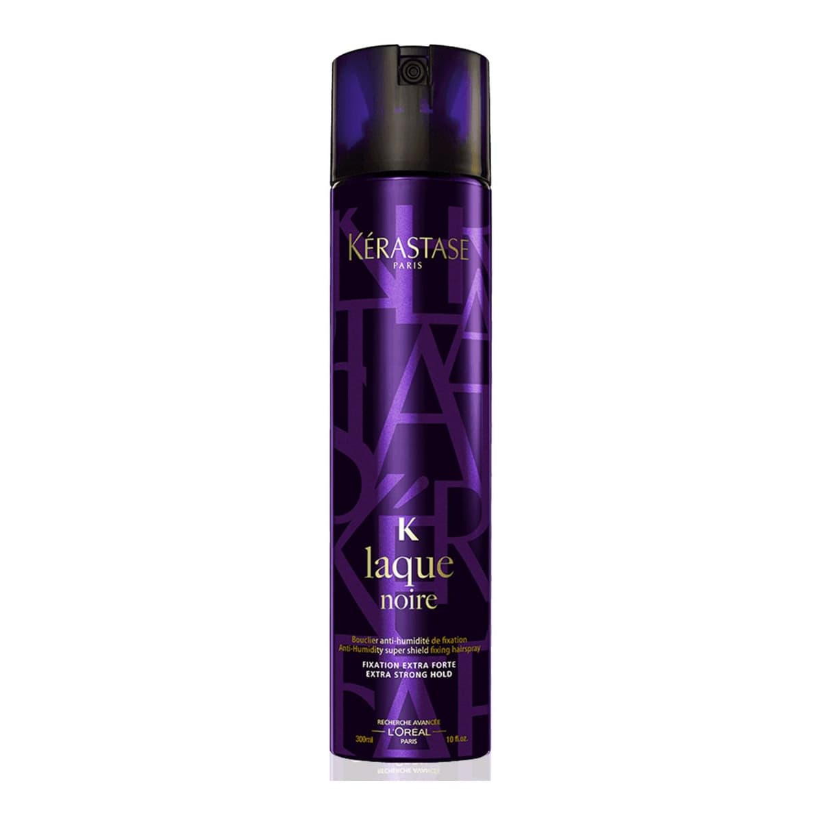 Kérastase Coiffage Couture, Extra-Strong Holding Hair Spray, For All Hair Types, Humidity Resistant, Laque Noire