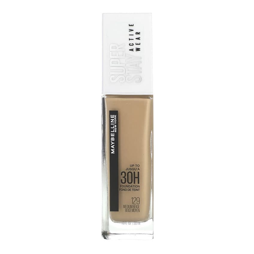 Super Stay, Active Wear Foundation, #129 Medium Beige