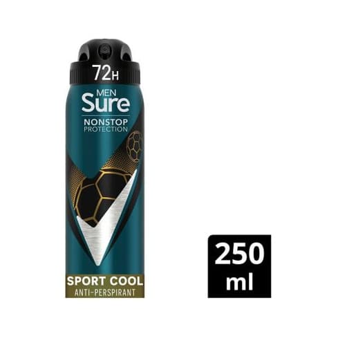 Men Nonstop Protection Anti-Perspirant Aerosol Sport Cool