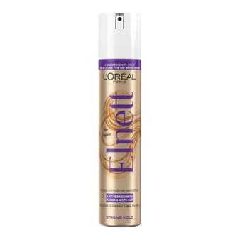 Paris Elnett hairspray, anti-brassiness for blonde & white hair - strong hold