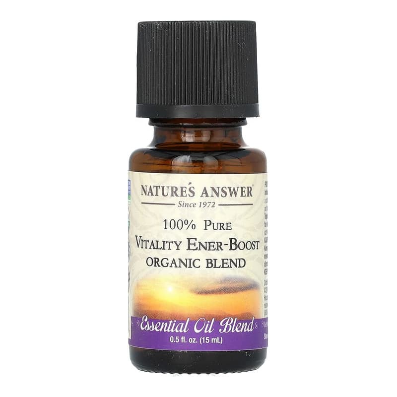100% Pure Organic Essential Oil Blend, Vitality Ener-Boost
