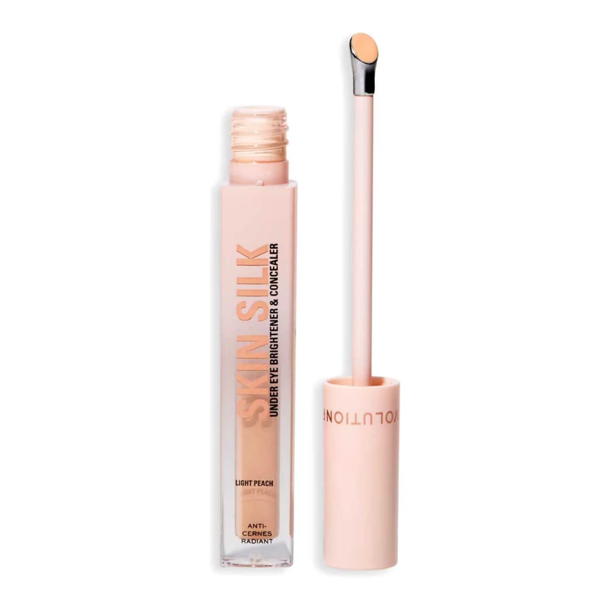 Skin Silk Serum Under Eye Brightener & Concealer, Light Peach