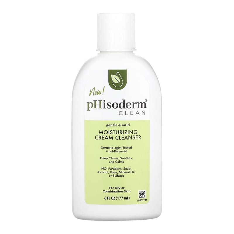 Clean, Moisturizing Cream Cleanser, For Dry or Combination Skin