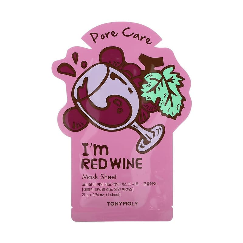 I'm Red Wine, Pore Care Beauty Mask Sheet