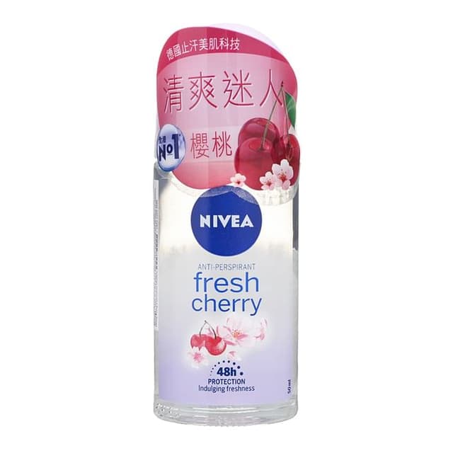 48H Deodorant Roll On, Fresh Cherry