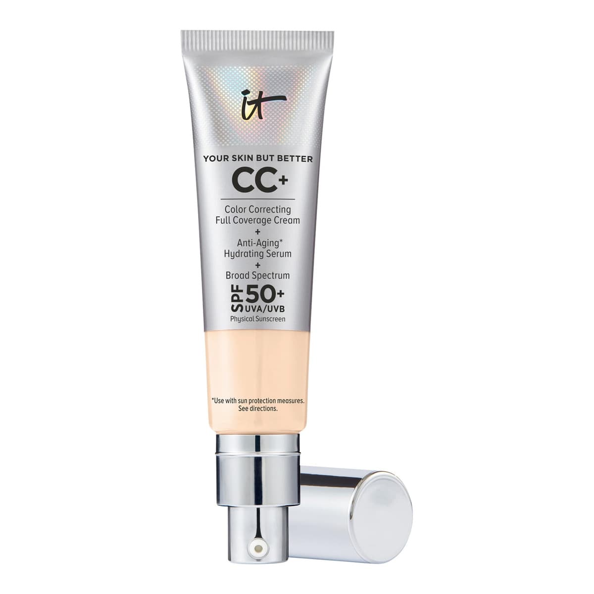 CC+ Cream Full Coverage Color Correcting Foundation with SPF 50+, Fair Warm