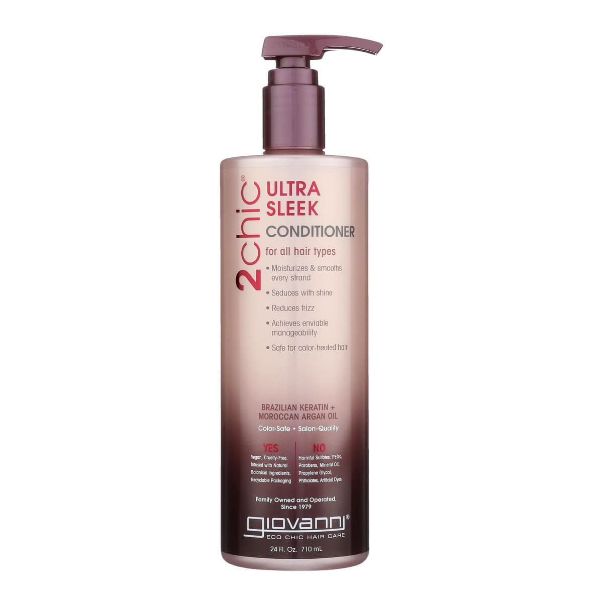 2Chic Ultra Sleek Conditioner Brazilian Keratin and Moroccan Argan Oil