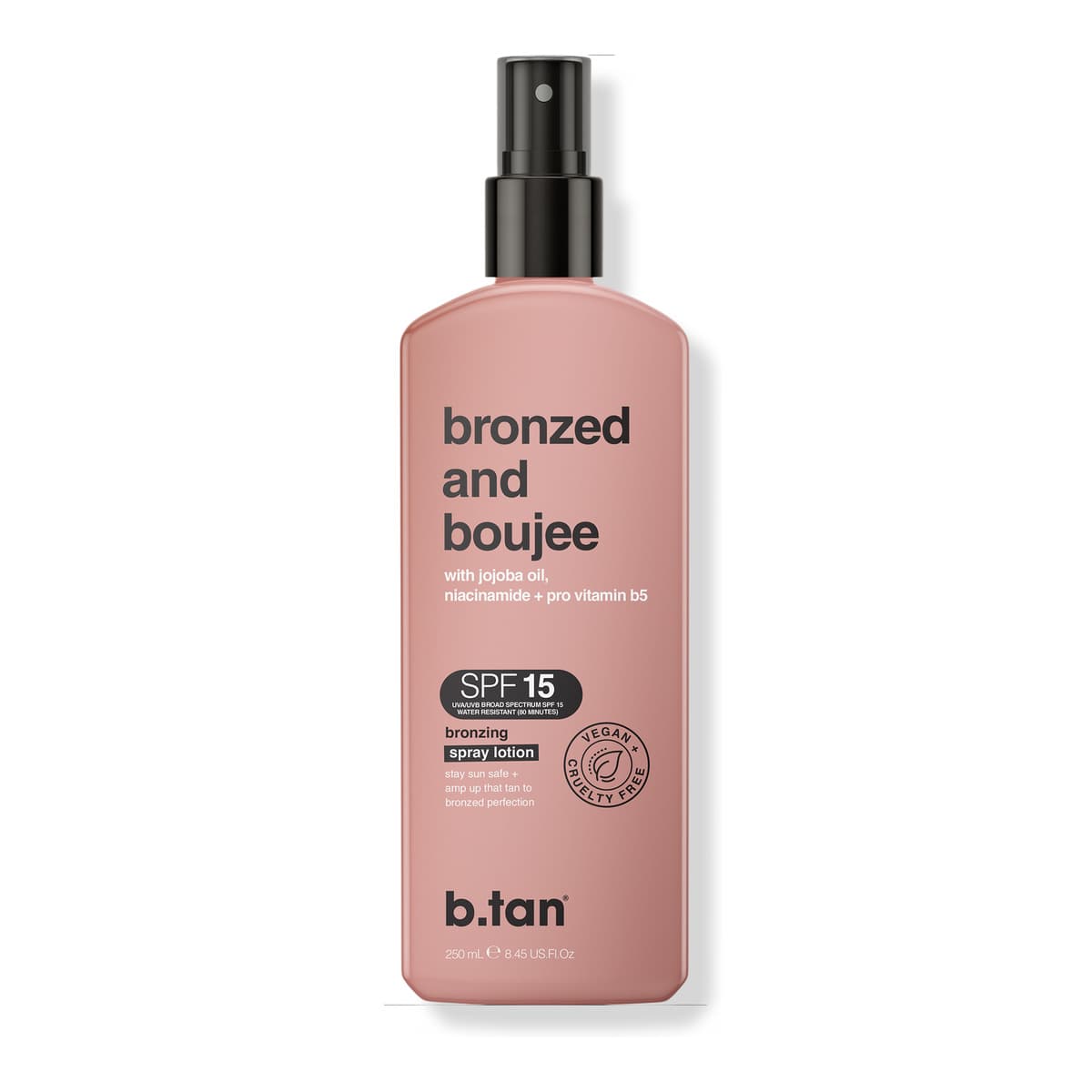Bronzed And Boujee SPF 15 Bronzing Spray Lotion