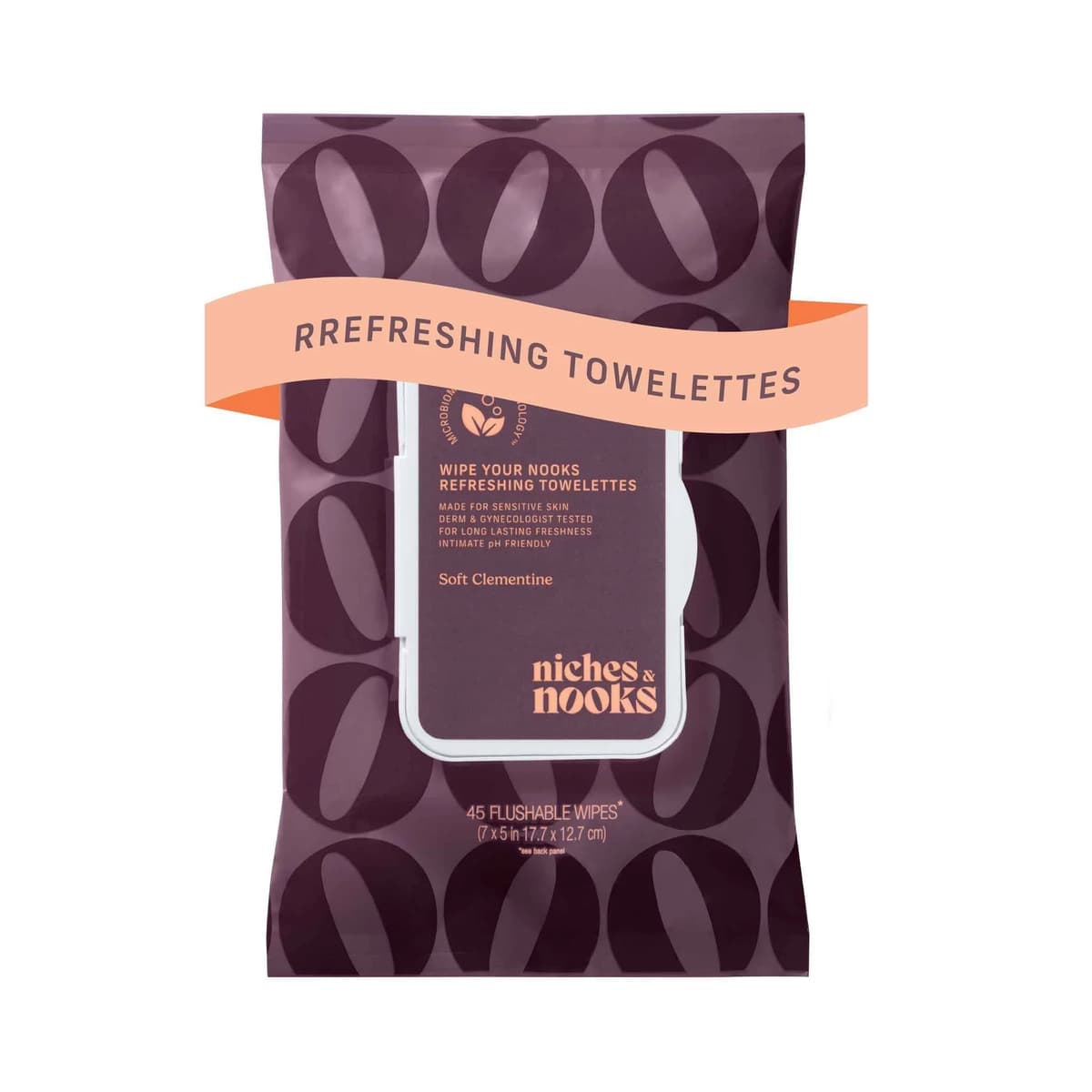 Wipe Your Nooks Refreshing Towelettes - Soft Clementine