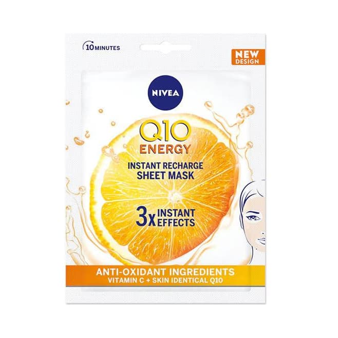 Q10 Energy Instant Recharge Face Sheet Mask