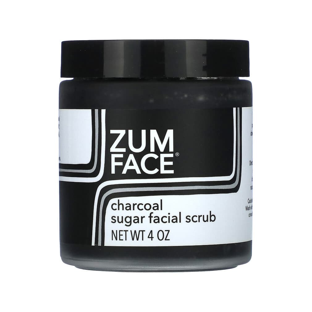 Face, Sugar Facial Scrub, Charcoal